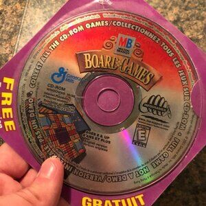 Vintage 2001 Milton Bradley Board Games CD ROM